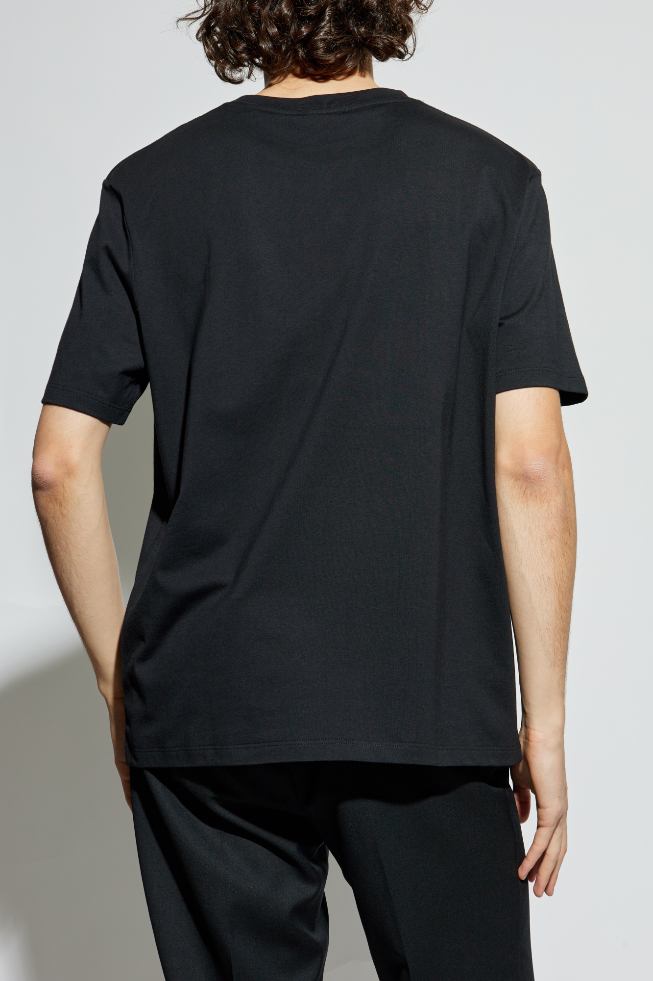 Black T-shirt with print Balmain - Vitkac AS